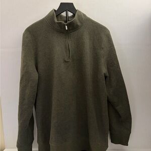 Sonoma Men's Forest Green Zip-Up Sweater